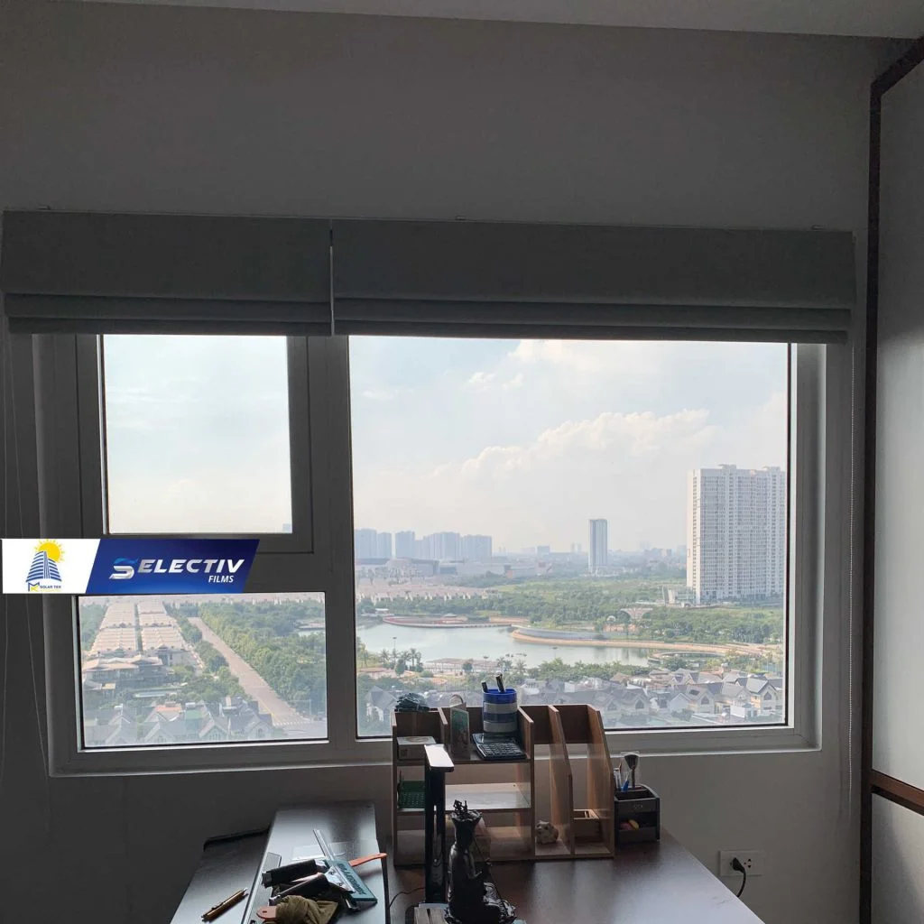 Thi công phim cách nhiệt Pro 20N6 chung cư Anland Dương Nội 11 Thi công phim dán cách nhiệt Selectiv pro 20 N6 tại Dương Nội